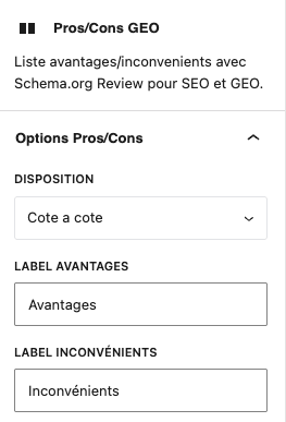 bloc Pros Cons GEO