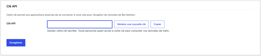 GEO Bot Monitor - API du plugin